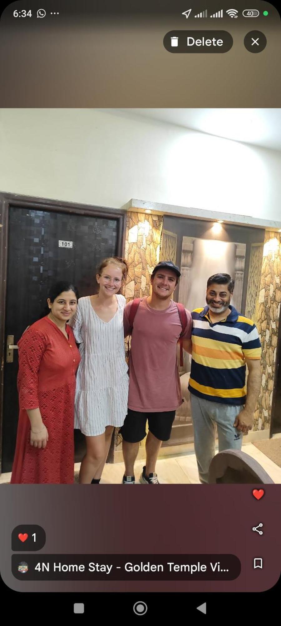 4N Homestay- Golden Temple View Amritsar Eksteriør bilde